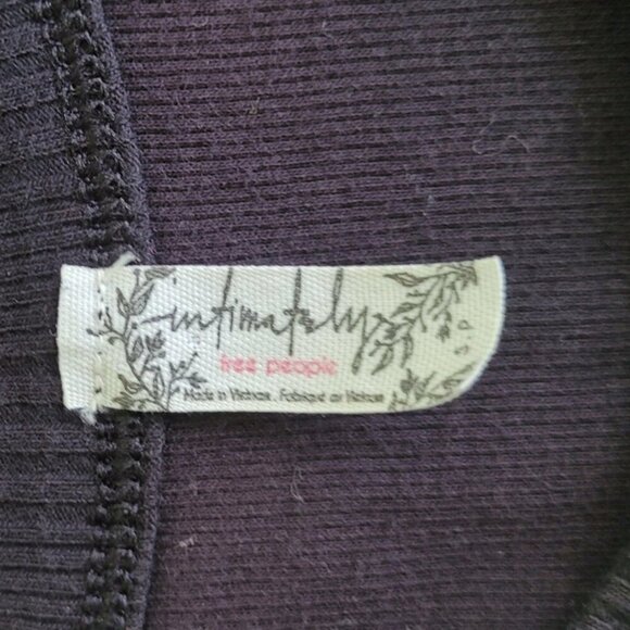 Free People Form-Fitting Ribbed Tank Top S - Picture 6 of 10